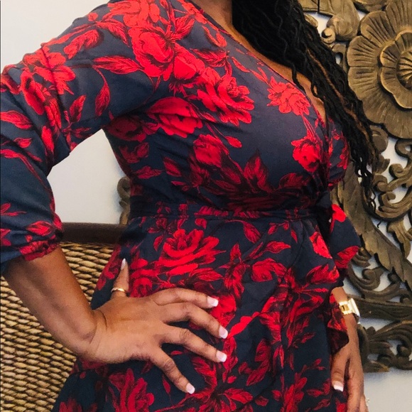 Spring Floral Merry Terry Dress XL - Picture 3 of 7